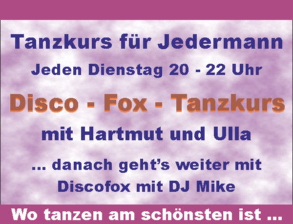 Discofox Dienstag 2012-1