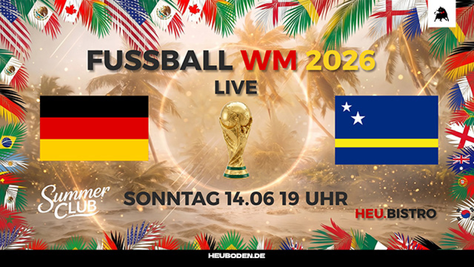 ⚽ WM 2026 live: Deutschland vs. Curaçao