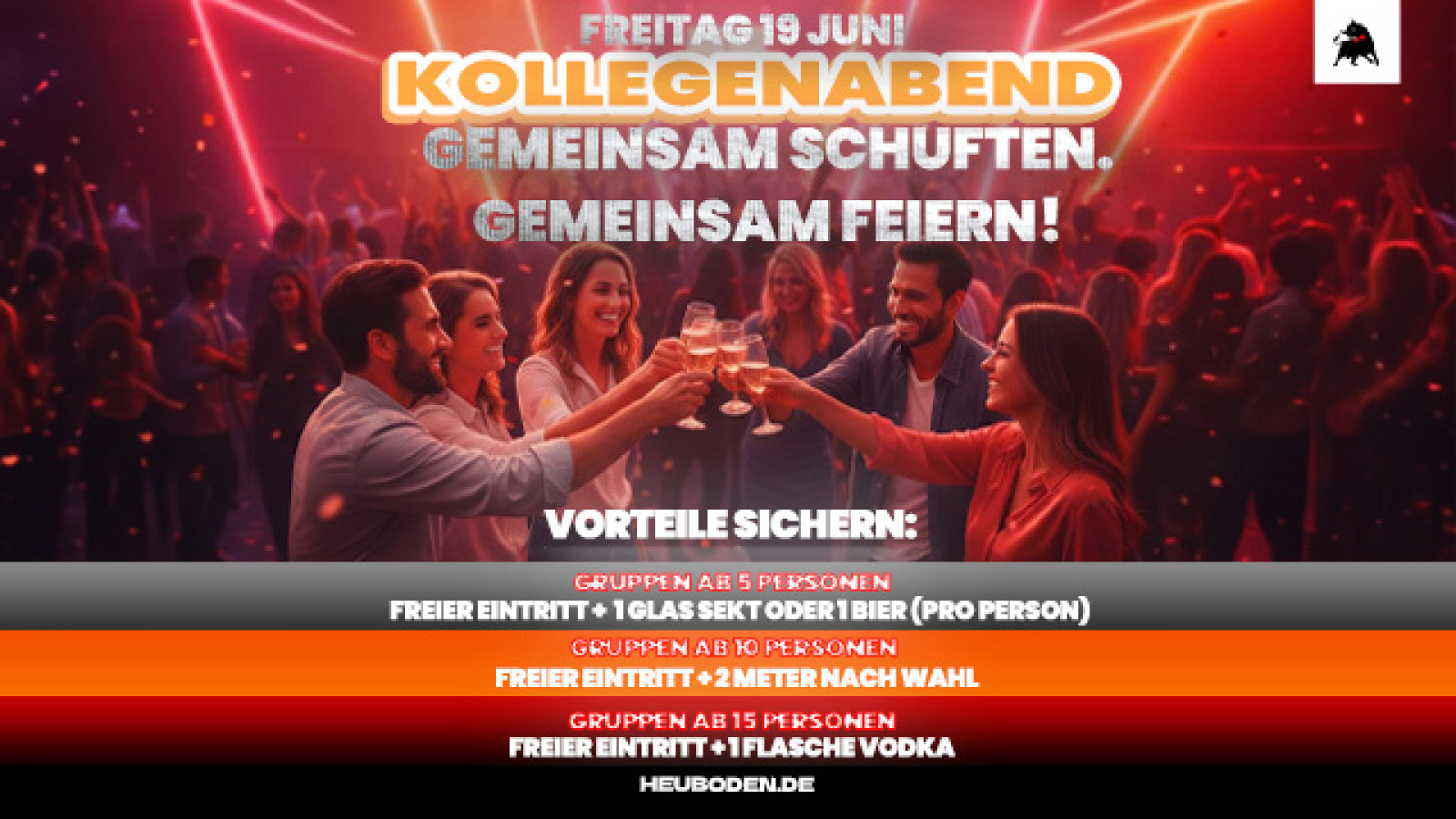 Kollegenabend - Gemeinsam schuften, gemeinsam feiern!