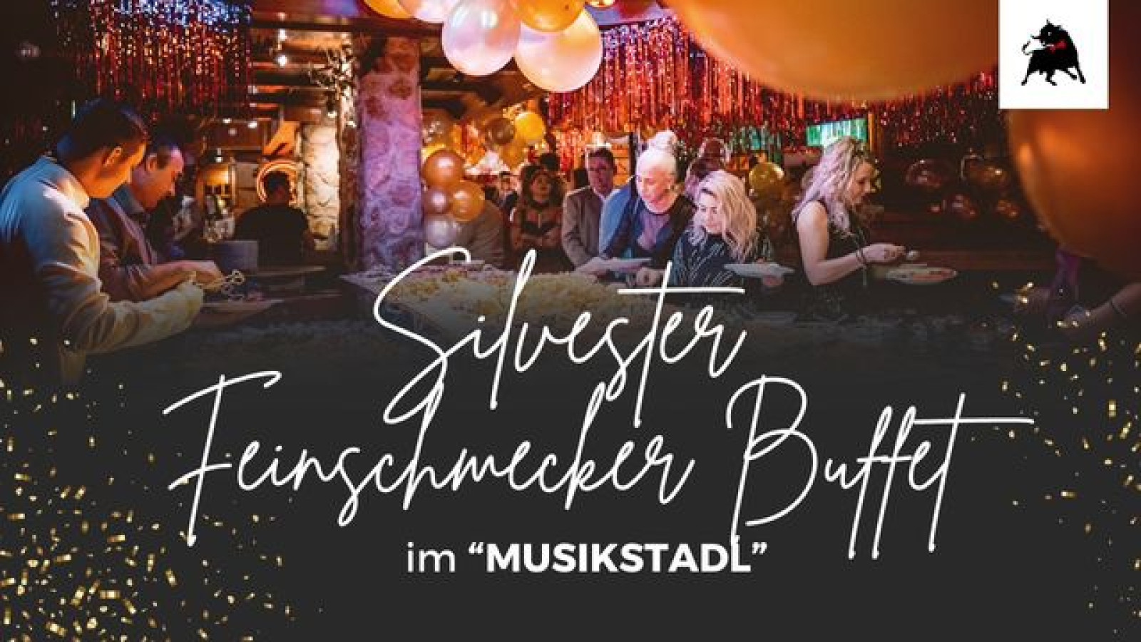 Silvester 2026 - MUSIKSTADL - kaltes Feinschmecker Buffet