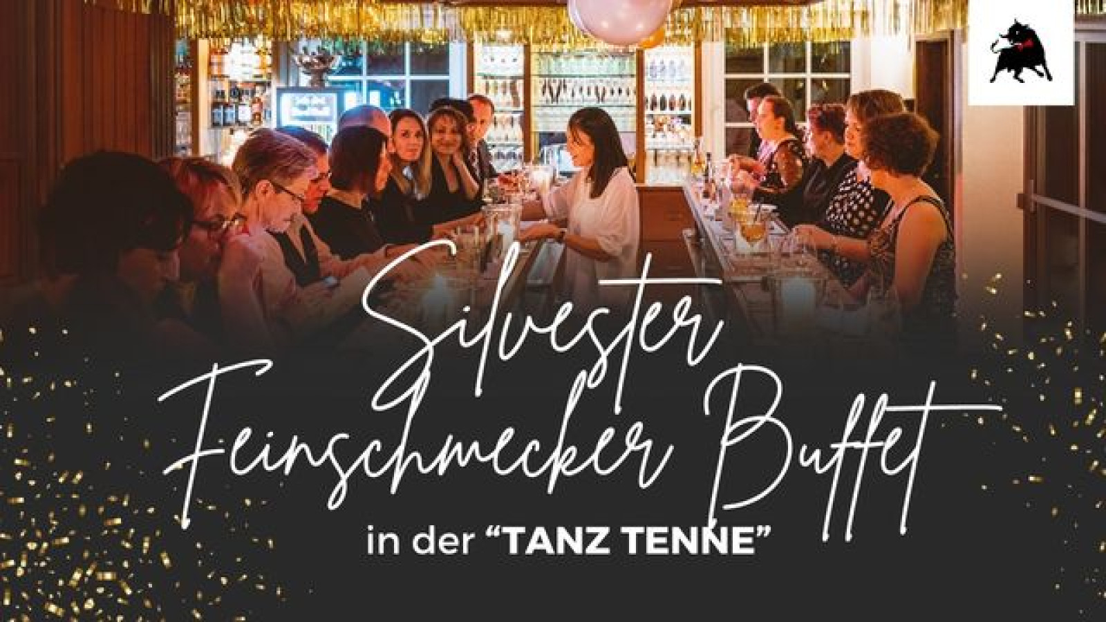 Silvester 2026 - TANZ TENNE - kaltes Feinschmecker Buffet