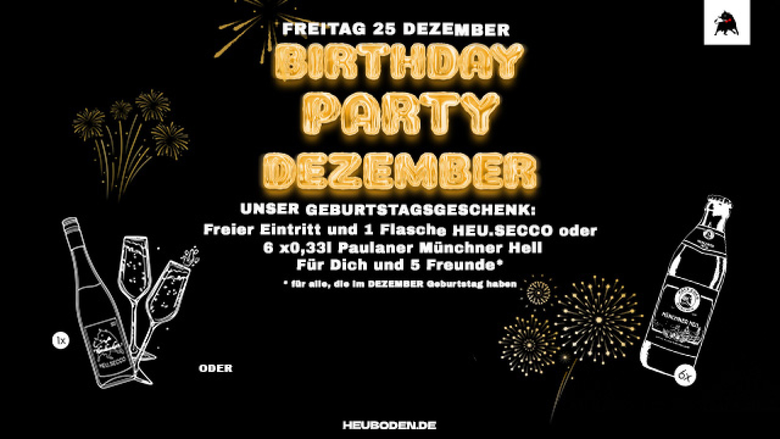 BIRTHDAY PARTY DEZEMBER