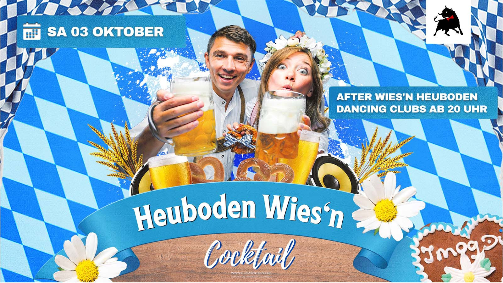 HEUBODEN WIES'N mit COCKTAIL 03.10.2026