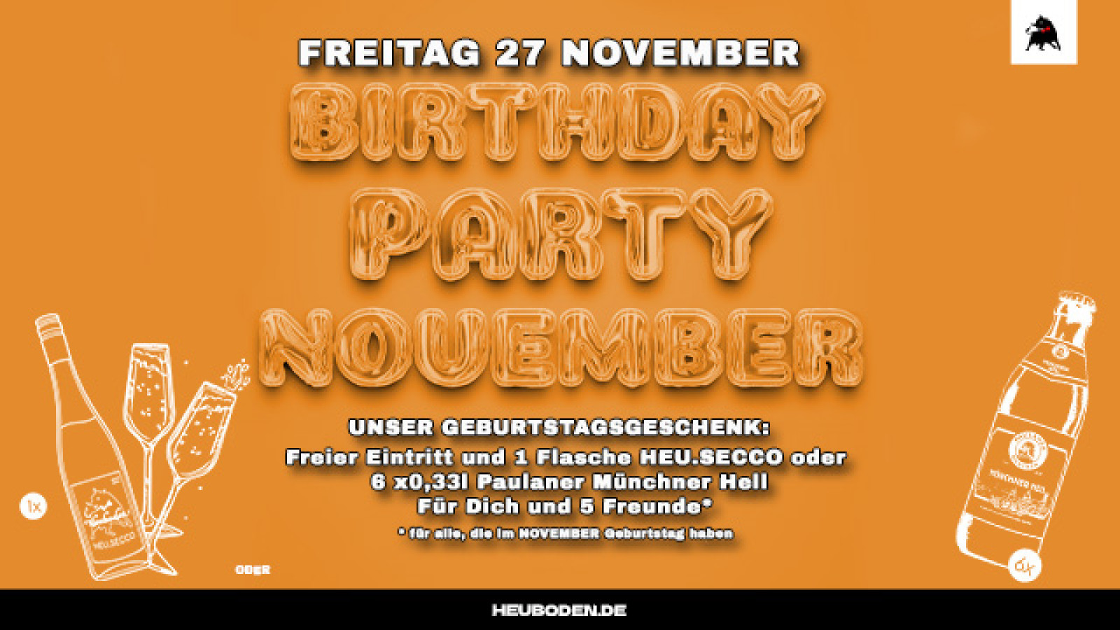 BIRTHDAY PARTY NOVEMBER