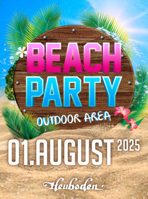 Beach Party - Freitag - 01.08.2025 