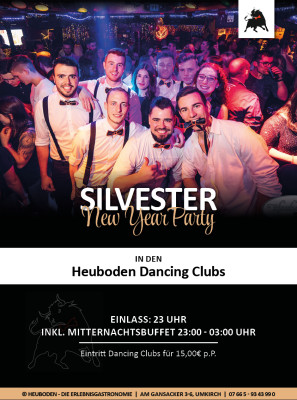 Silvester-Party ab 23.00 Uhr 