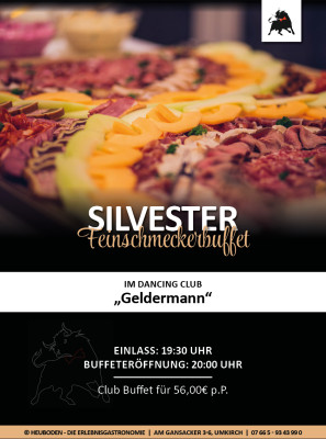 Silvester 2025 - GELDERMANN BAR - kaltes Feinschmecker Buffet