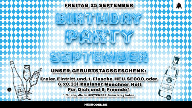 BIRTHDAY PARTY September 26